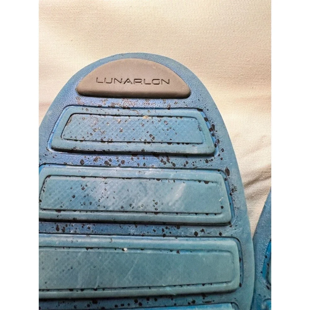 Cole Haan Men’s Lunargrand Wingtip Oxford Blue Leather Shoes Size 7.5M